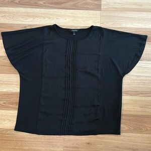 Banana Republic Factory - Size Large - Black Top with pleating detail